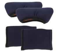 SOLUSTRE Coussins de Béquille Rembourrage de Béquille Aisselles Coton et Polaire Bleu et Déambulateurs Lavables