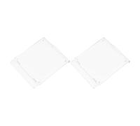SOLUSTRE Couvercle de Protection pour Interrupteur de Climatisation Central 2pcs en Plastique 86 Type Compatible Large pour Thermostat à Domicile et Bureau Facile à Installer