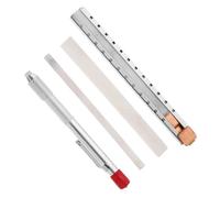 SOLUSTRE Crayon de Marquage Stéatite Blanche pour Soudeur Craie Plate de Rechange Stylo Marqueur pour Surface Industrielle
