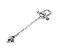 SOLUSTRE Crochet de Balançoire Suspendue en Acier Inoxydable Argenté, pour Fauteuil Suspendu et Chaise Hamac, Installation Facile, Forte Capacité de Charge, pour Porche et Camping