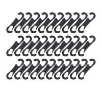 SOLUSTRE Crochets et Protection Neige 100 en Plastique Abs Design Antidérapant et Polyvalent pour Housses de Sièges Auto Adaptés aux Housses Demi-Couverture pour Intérieur de Voiture