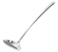 SOLUSTRE Cuillère D'argenté en Acier Inoxydable Épaissi pour Sauce, Ustensile Cuisine Unique, Compatible Lave-vaisselle, pour Verser la Sauce Cuisine Occidentale