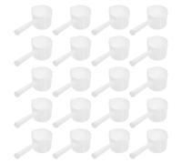 SOLUSTRE Cuillères Doseuses 5G Lot de 20 Manches Courts Plastique Réutilisables pour Mesurer Café Thé Épices la Cuisine Maison