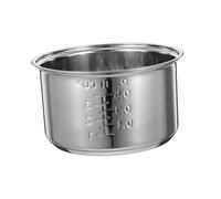 SOLUSTRE Cuve Intérieure Acier Inoxydable 1,6 l Pot Pour Cuiseur à Riz Électrique Cuisson Vapeur Mijoté Remplacement Accessoire Ménager
