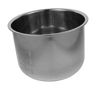 SOLUSTRE Cuve Intérieure Inox Antiadhésive pour Cuiseur à Riz Pot Multifonction de Remplacement Robuste pour Cuisson Riz Soupe et Gâteau Accessoire Cuisine