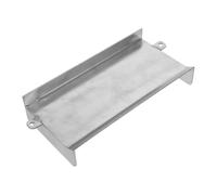 SOLUSTRE Déversoir en Cascade Design Moderne en Acier Inoxydable Argenté pour Projet d'eau Décoratif pour Bassin Extérieur et Fontaine de Jardin