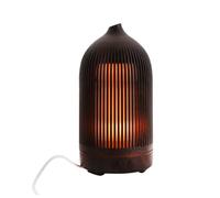 SOLUSTRE Diffuseur Aromathérapie Mini USB avec Lumière Colorée Humidificateur Air Silencieux pour Maison Brumisateur Dense et Arrêt Automatique sans Eau