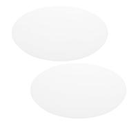SOLUSTRE Diffuseurs de Lumière 14,76 Pouces Diamètre en Acrylique Blanc Lot de 2 2 Mm D'épaisseur, Diffuseur Rond Installation Simple et Anti-éblouissement pour -jour de Plafonnier