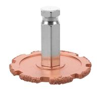 SOLUSTRE Disque de Meulage en Tungstène 50 Mm X 3 Mm Grain Fin K50 pour Ponceuse Pneumatique Basse Vitesse, Outil de Réparation de Pneus de Voiture, Tête de Meulage Précise pour Atelier