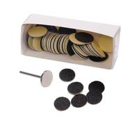 SOLUSTRE Disques de Papier de Verre de Rechange Autocollants Compatibles Râpe Électrique pour Pieds, 1 Set de Disques Abrasifs pour Pédicure et Soin des Callosités