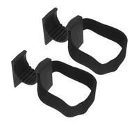 SOLUSTRE Distributeur de Balles de Golf la Cheville 2pcs en Plastique Noir, Accessoire Portable Mains Libres pour Paquet de Golf et Jeux Amusants
