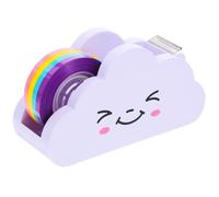 SOLUSTRE Distributeur de Ruban Adhésif de Nuage pour Bureau et École, Ensemble avec Ruban Multicolore, Facile à Utiliser, pour Projets DIY et Étudiants