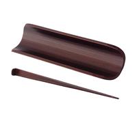 SOLUSTRE Doseuse à Thé en Marron, Ensemble 2 Pièces Design Élégant, Précision de Portionnement et Nettoyage Facile pour Cérémonie Gong Fu en Extérieur ou Bureau