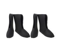 SOLUSTRE Doublures Thermiques Souples pour Bottes Homme Hiver, Intérieur en Peluche et Tissu Oxford, Antidérapantes, Confortables pour Pêche et Activités Extérieures, Lot de 2 Paires