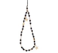 SOLUSTRE Dragonne Portable 22 CM en Perles Breloque Étoile pour Téléphone et Clés Décoration Pratique pour Usage Quotidien