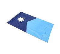 SOLUSTRE Drapeau D'état en Minnesota du Résistant Pongee Polyester à Décoloration, Américain pour Fête Décoration Intérieure et Extérieure pour Jardin et Pièce