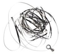 SOLUSTRE Éléments de remplacement pour scellant, Bandes chauffantes pour scelleuse, nichrome, argent, 3 MM x 1 m, safe, easy to replace, pour pédale à vide et machine à sceller manuelle