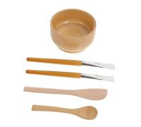 SOLUSTRE Ensemble 1 Set Bol Mélangeur Synthétique et Spatule Visage Facile à Utiliser et Nettoyer pour Usage Personnel ou Salon de Beauté