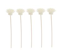 SOLUSTRE Ensemble de 5 Bâtons Diffuseurs Rotin Au Chrysanthème Petit Format Naturels et Légers Parfum Ambiance pour Salon Chambre et Salle de Bain Recharges pour Diffuseurs Huiles