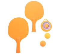 SOLUSTRE Entraîneur Suspendu de Tennis de Table Portable pour Usage Intérieur et Maison, Coordination Main-œil Améliorée Design Gain de Place en PP pour Garçon et Filles et Adultes