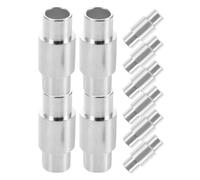 SOLUSTRE Entretoises de Roulement en Aluminium 10pcs pour Vis en Ligne, Accessoires de Roller pour Patins à Roues Droites, Usage Patinage Loisirs