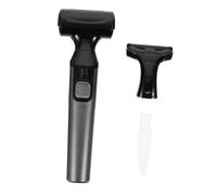 SOLUSTRE Épilateur Électrique Multifonction 2-en-1 Compact Noir, Tondeuse à Poils Corps 3 Lames, Rechargeable sur Piles, Épilation Visage, Bras et Jambes, Soin Personnel Femme