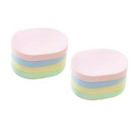 SOLUSTRE Éponges Démaquillantes Épaisses Couleur Aléatoire Lot de 8 pour Visage, Structure en Éponge Légère, pour Nettoyage Facial et Retrait de Maquillage