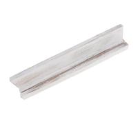 SOLUSTRE Étagère Murale en Bois Vintage Blanc pour Pièces et Médailles Montage Flexible, Design Vertical Modulaire de 31x6,4x3,8cm pour Décoration Maison et Bar