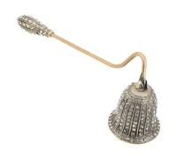 SOLUSTRE Éteignoir à Bougie Vintage, Extincteur à Chandelier en Alliage Doré, pour Bougies Aromatiques, Élimine Les Odeurs Après Combustion, pour Hôtels et Maison