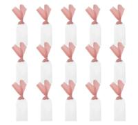 SOLUSTRE Étiquette de siège de mariage en acrylique, Mariage réservé, marque-places ruban, 30 pièces, trou de fixation, film protecteur, pour mariages et fêtes d'anniversaire