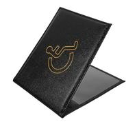 SOLUSTRE Étui Protecteur Plusieurs Compartiments Noir pour Certificat de Handicap en PU Léger pour Cartes, Résistant aux Rayures, pour Protéger Vos Documents Officiels