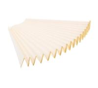 SOLUSTRE Éventail Pliant à Main Papier de Riz Blanc Xuan Surface Vierge pour Calligraphie Peinture et Décoration Portable pour Projets Artistiques et Cadeaux