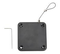 SOLUSTRE Ferme-porte Automatique à Câble Rétractable en Acier, sans Perçage, Installation par Collage, Résistance Haute Température, Adapté Portes Bois et Métal, Usage Résidentiel