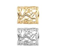 SOLUSTRE Fermoirs pour Foulard Vintage en Alliage 2 Pièces Rose Ajouré pour Occasions Professionnelles et Maison Femme