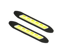 SOLUSTRE Feux de Jour à LED pour Voiture 2Pcs Ruban Silicone Étanche Ip68 6W 1000Lm 6000-8000K Double Fonction Clignotant Solide et Résistant aux Vibrations