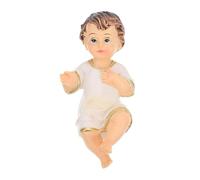 SOLUSTRE Figurine de l'enfant Jésus Miniature : Petite Figurine en résine de l'enfant Jésus, Statue Religieuse chrétienne, décoration pour crèche de Noël, décoration Festive