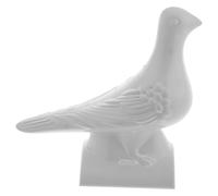 SOLUSTRE Figurine de Pigeon Ornement de Toit de Pigeon pour Toit en Plastique Légère, Imperméable, Installation Facile, Noir, pour Maison et Architecture Chinoise Classique
