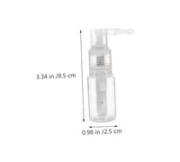 SOLUSTRE Flacon Pulvérisateur de Poudre Sèche Pet à Long Bec Distributeur pour Poudre Orale et Paillettes Maison et Voyage