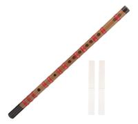 SOLUSTRE Flûte de Bambou Chinoise pour Débutant Membrane, Facile à Accorder et Portable, Instrument Traditionnel Design Simple et Élégant pour Étudiants