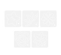 SOLUSTRE Gabarit de Couture Patchwork en Plastique 5 Pièces, Règle de Couture Précision pour Quilting et Tailleur, Outil de Découpe Multifonction pour Vêtements et Patchwork, Léger