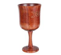 SOLUSTRE Graal Religieux en Matériau Synthétique Marron, Coupe du Sacrifice Rétro pour Décoration Intérieure et Cérémonies Religieuses