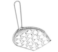 SOLUSTRE Grattoir à Spaetzle pour Production de Nouilles Moelleuses en Acier Inoxydable Argenté, Outil Cuisine Facile à Nettoyer Maille Métallique et Trou Large 23