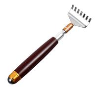 SOLUSTRE Grattoir Télescopique en Acier Inoxydable Manche Ergonomique pour Massage du Dos Multifonctionnel et Détente Optimale Couleur Aléatoire