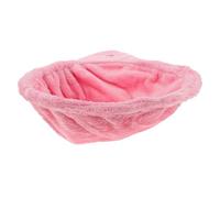 SOLUSTRE Hamac Rond en Peluche pour Chat Anneau en Acier Panier Suspendu Doux pour Arbre à Chat et Étagères Lit Multifonctionnel DIY pour Chatons