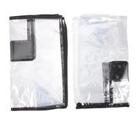 SOLUSTRE Housse de de Valise Légère et Visible 2pcs en PVC Transparent Protège Bagages la Poussière et l'eau pour Voyage en Avion