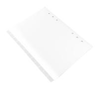 SOLUSTRE Intercalaires en Plastique Pp Beige Pages de Séparation pour Organiser Documents Lot de 12 6 Trous pour Classeur pour Recherches et Présentations