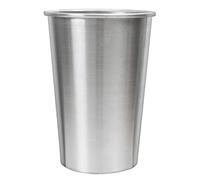 SOLUSTRE Jardinière en Aluminium Argenté Solide et Robuste pour Plantes de Jardin, Pot de Fleurs Rond Vintage pour Salle à Manger ou Boutique