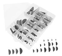 SOLUSTRE Jeu Assortiment Clés Woodruff Acier Kit De Rainures Demi-Lune pour Réparation Mécanique Et Automobile