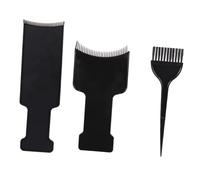 SOLUSTRE Kit Coiffure Teinture Cheveux Planche Balayage Incurvée Brosse Teinture et Peigne Coloration Protection Chevelu Usage Salon et Domicile Adapté Cheveux Châtain