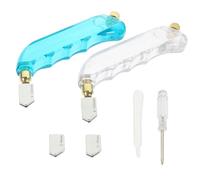 SOLUSTRE Kit Coupe-bouteilles en Verre Professionnel Système D'alimentation D'huile Portable, Outil Multifonction en Acier Abs pour Découpe Précise de Bouteilles de Bière et Bocaux